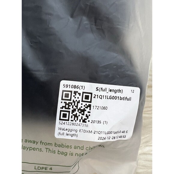 Halara SoCinched High Waisted Scrunch Butt Lifting Tummy Control Pockets S - Picture 9 of 9